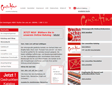 Tablet Screenshot of concertino.de
